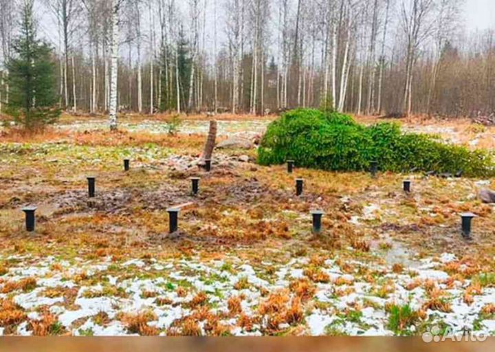 Ремонт фундамента Подъем дома