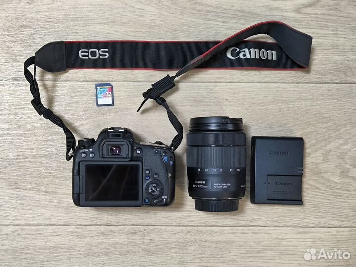 Зеркальный фотоаппарат canon 77D 18-135 EF-S