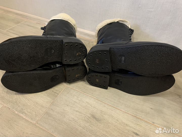 Сапоги хромовые на шнурках ввс СССР р.45, р.46