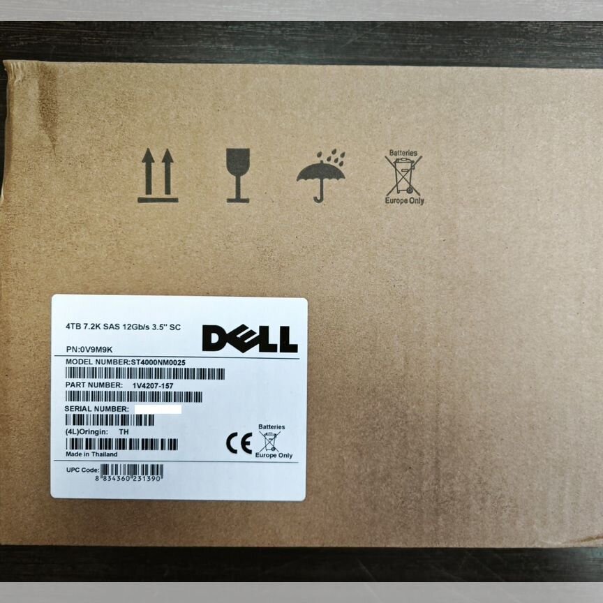 [0V9M9K] Жесткий Диск 4tb Dell 0v9m9k St4000nm0025