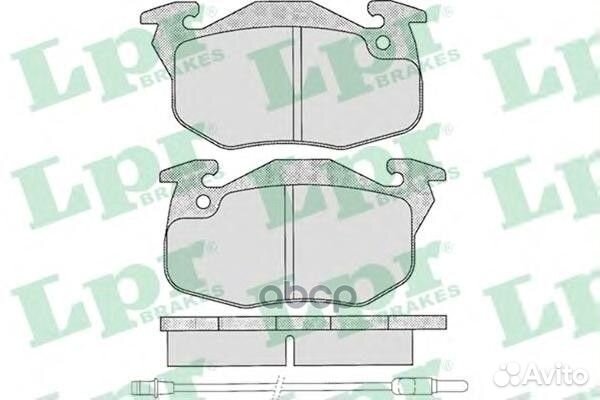 Колодки передние Peugeot/LPR/ 05P271 Lpr
