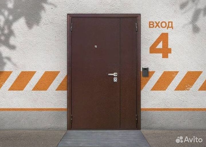 Дверь входная металлическая