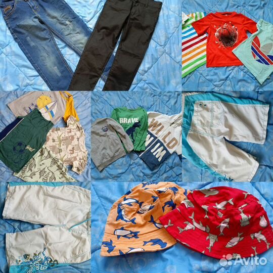 Вещи пакетом для мальчика 116-122