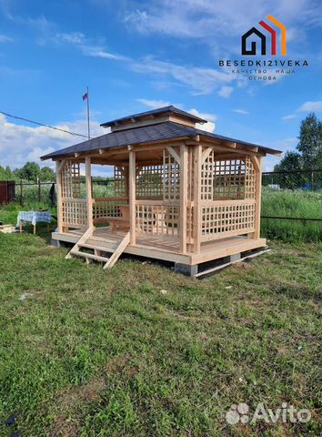 Беседка с мангальной зоной купить в Москве | Товары для дома и дачи | Авито