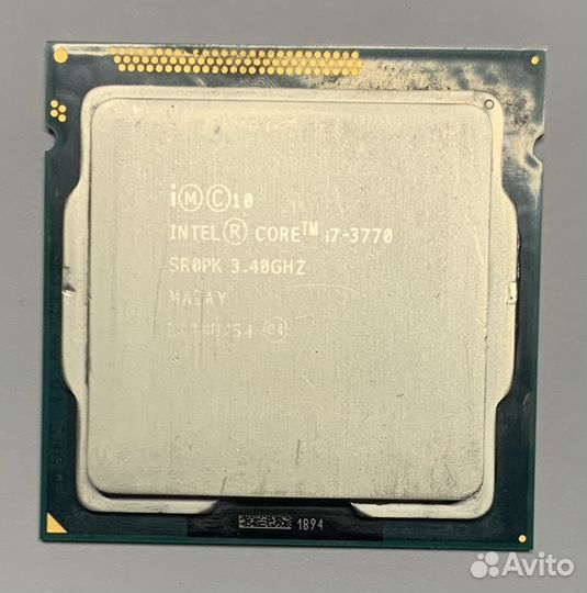 Intel core i7 3770 socket 1155