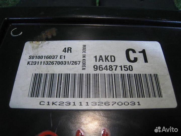 Блок управления двс Chevrolet Rezzo 2004