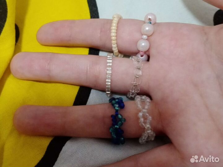 Кольцо из бисера