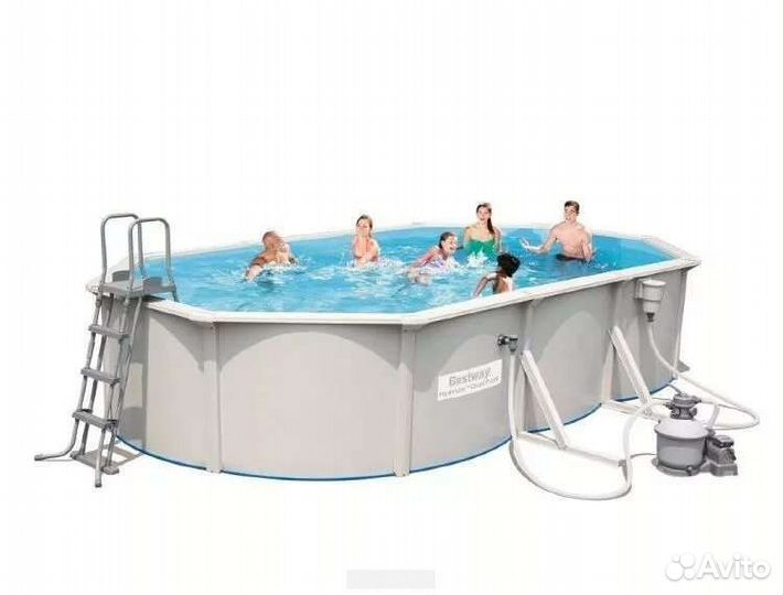 Бассейн каркасный стальной