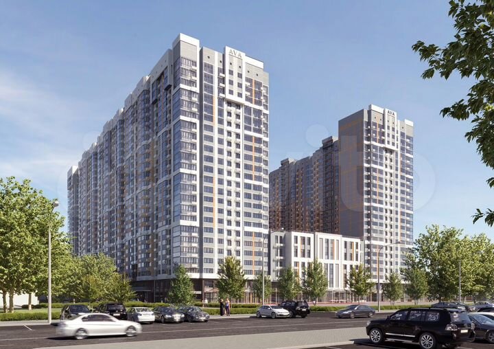 Квартира-студия, 25,4 м², 21/25 эт.