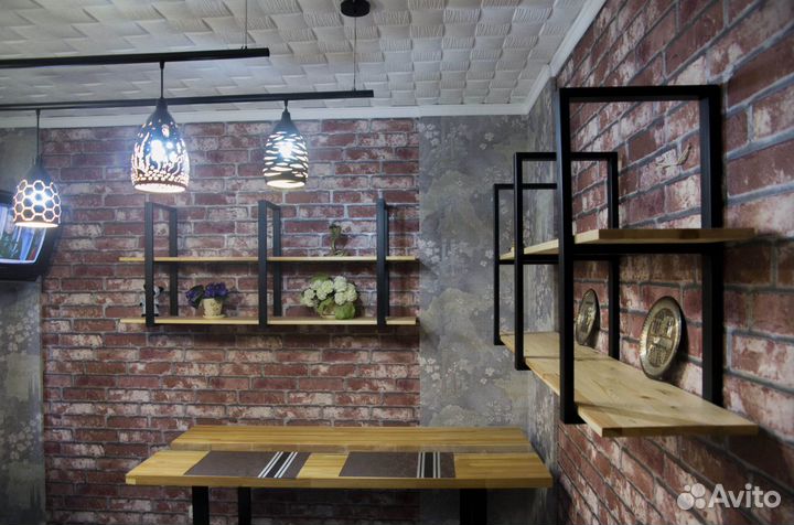 Полка настенная лофт