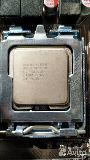 Процессор Intel Core 2 Duo E7500 2.93GHz