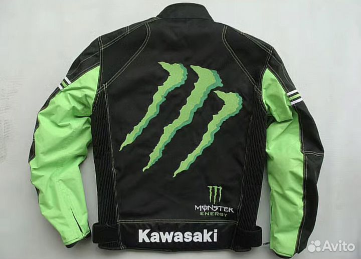 Куртка для мотокросса kawasaki monster energy