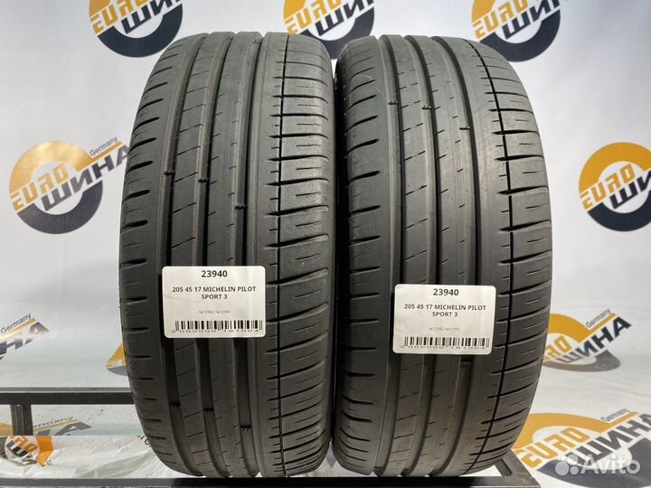 Michelin Pilot Sport 3 205/45 R17 91W