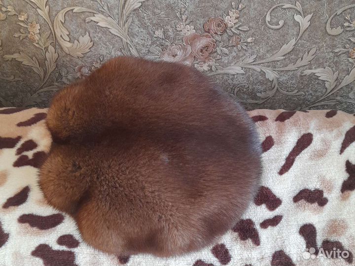 Шапка зимняя меховая женская норковая