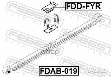 Отбойник рессоры задней fddfyr Febest