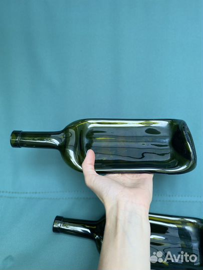 Тарелка из бутылки стекло
