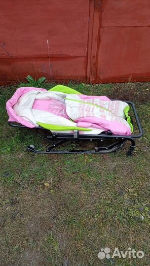 Детские санки коляска