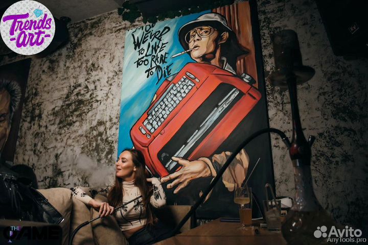 Картина Скрудж деньги Alec Monopoly копия арт