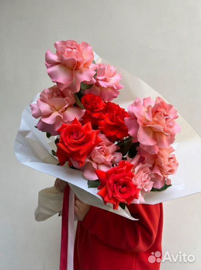 Цветы. Букет Французских роз с доставкой