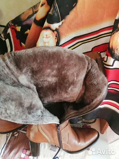 Сапоги зимние женские 39 натуральные