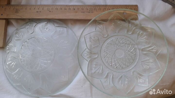 Тарелки из стекла СССР