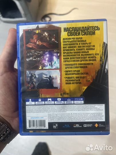 Infamous second son ps4 диск (Второй сын)