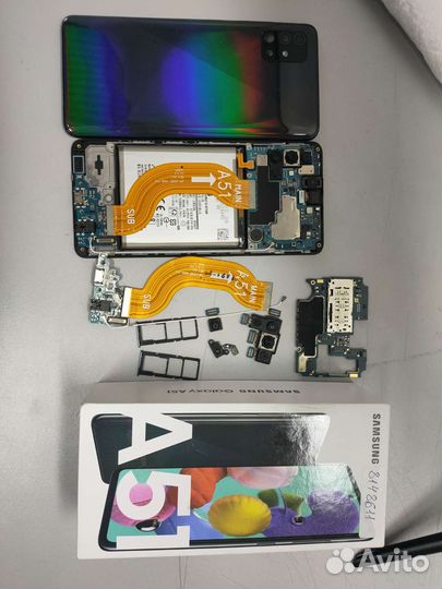 Разбор Samsung Galaxy A51 SM -A515FN по запчастям