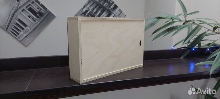 Коробка подарочная деревянная