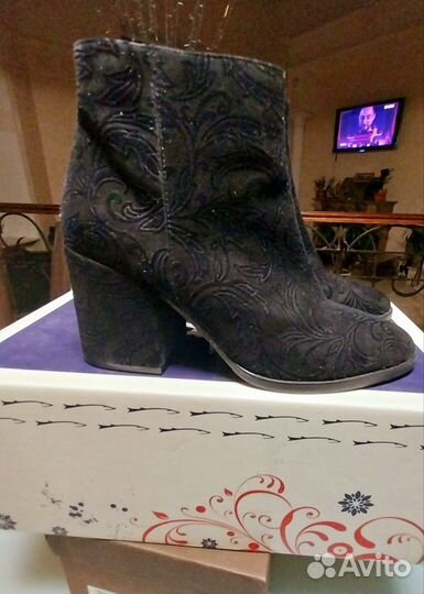 Ботильоны замшевые Tervolina р.38