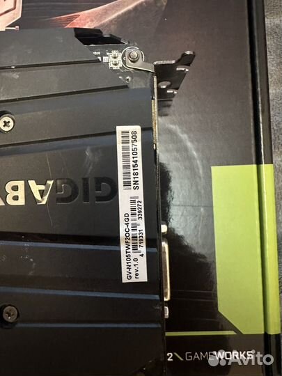 Видеокарта gtx 1050 ti 4gb