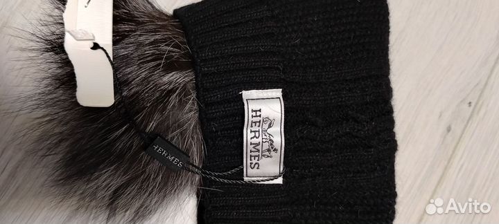 Шапка вязаная шерсть