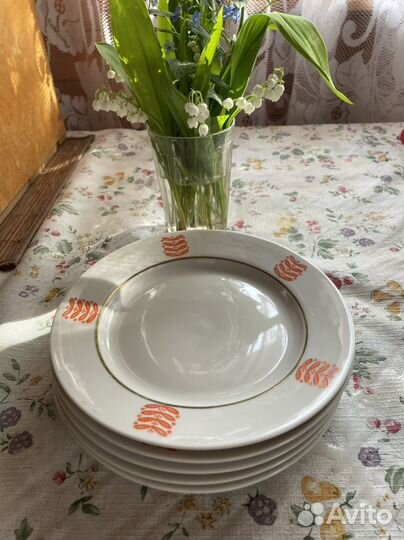 Фарфоровые тарелки СССР