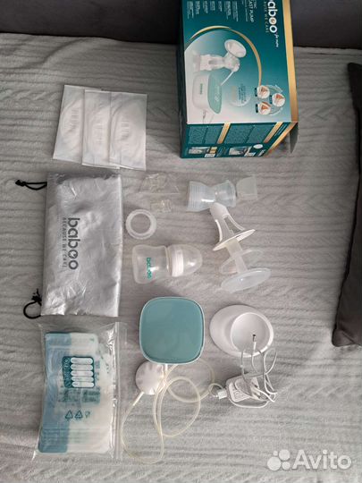 Молокоотсос электрический baboo+пакеты для молока