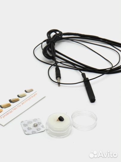 Микронаушник капсульный с выносным микрофоном