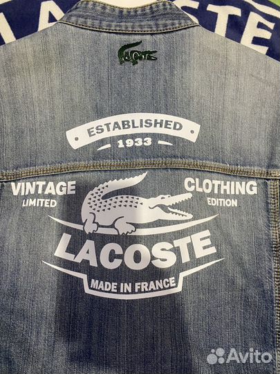 Джинсовая куртка Lacoste оригинал