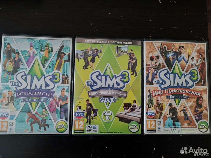 Диски игры The sims 3