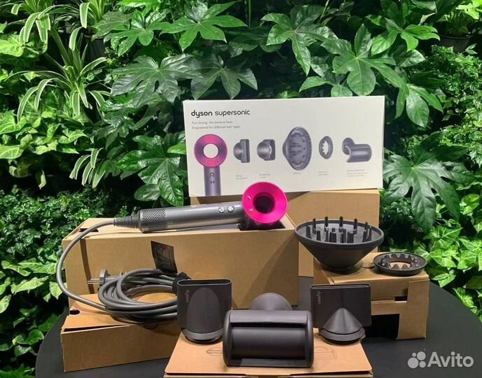 Фен dyson supersonic+ комплект расчесок в подарок