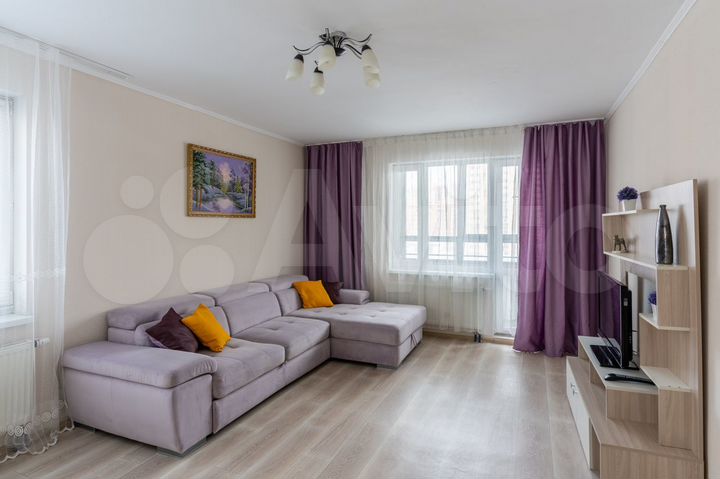 2-к. квартира, 70 м², 6/16 эт.