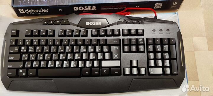 Клавиатура Defender Goser GK-772L Новая