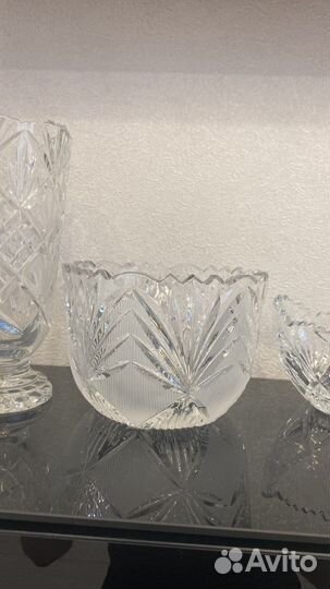 Хрустальная ваза