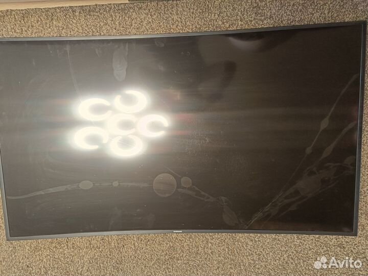 Телевизор samsung изогнутый 55 на запчасти