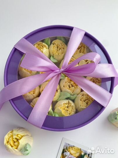 Зефирные тюльпаны букет на день рождения