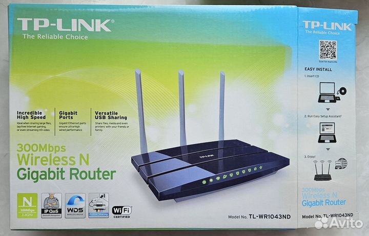 Wifi роутер TP-link TL-WR1043ND