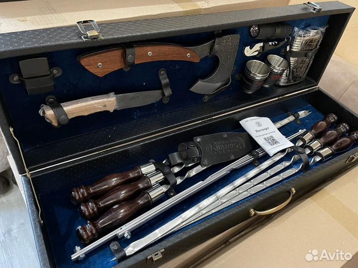 Шашлычный набор в кейсе