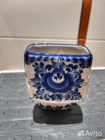 Гжель пепельница 