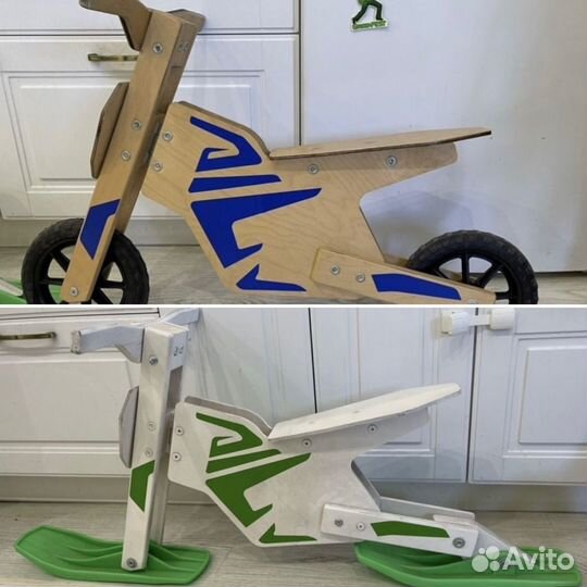 Беговел и снегокат