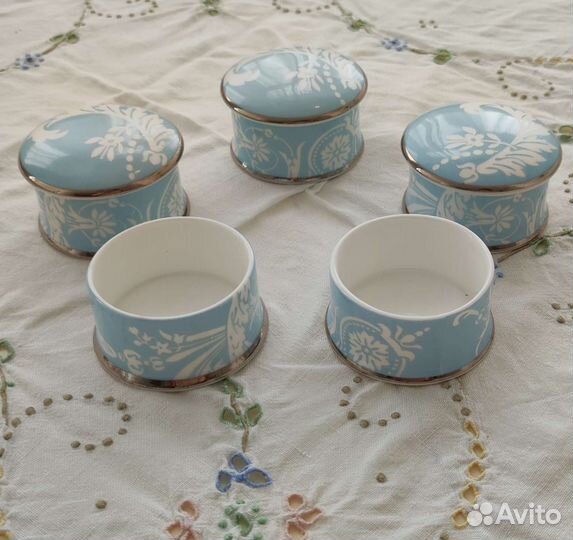 Винтажные шкатулки таблеточницы фарфор