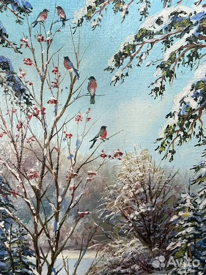 Картина маслом на холсте пейзаж