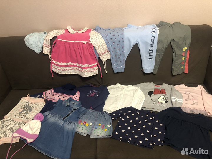 Вещи пакетом на девочку 92 98