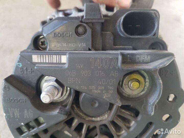 Генератор volkswagen, audi A4B6, skoda